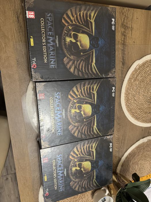 Set x3 Warhammer 40.000 space marine collector s edition PC Noi sigilate