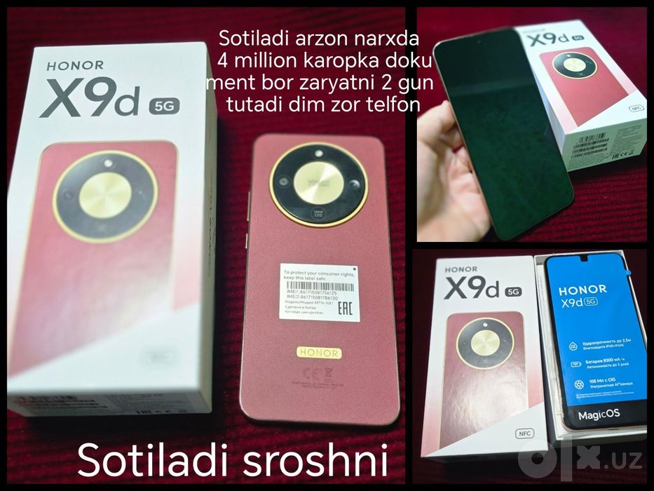 Honor x9d   Full