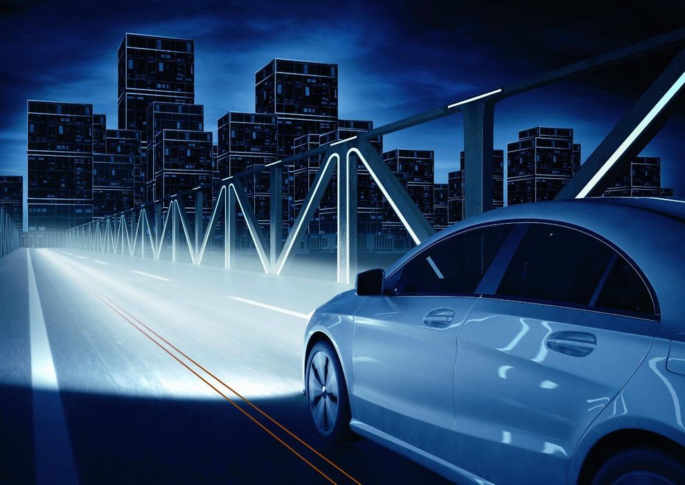 Set 2 becuri auto cu halogen pentru far Osram Night Breaker Unlimited H7 12V 55W +150% mai multa lumina, 64210NL-HCB, culoare 3750k, 1500lm