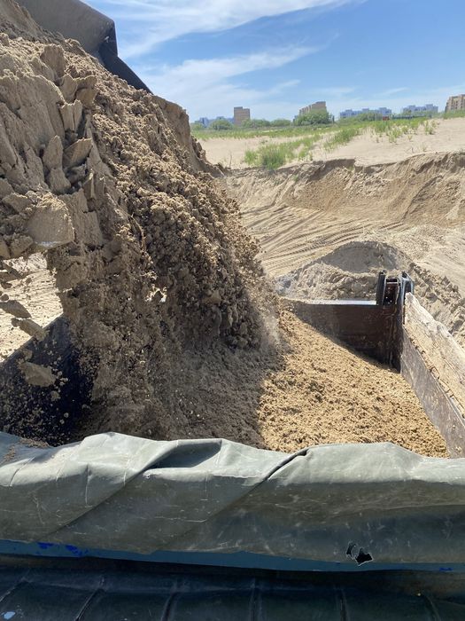 Гравий отсев глина песок щебень