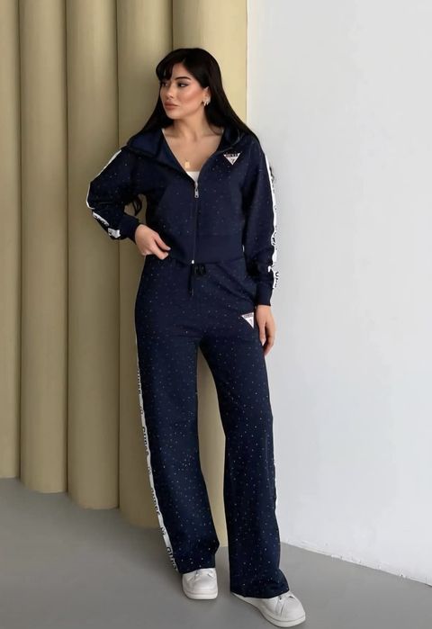 Trening bumbac cu strasuri Guess