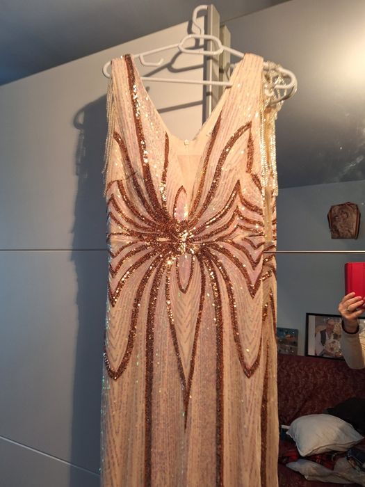 Rochie de seara crem