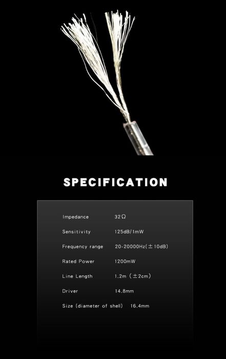 Наушники проводные Venture Electronics Slim Metal Ti(SMT)