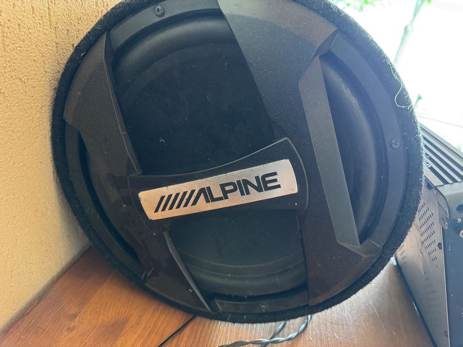 Subwoofer Alpine+Statie Alpine
