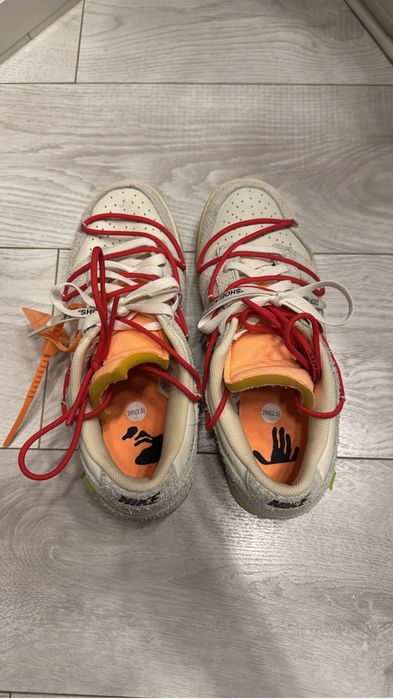 Nike x Off-White Dunk Low, Lot 40