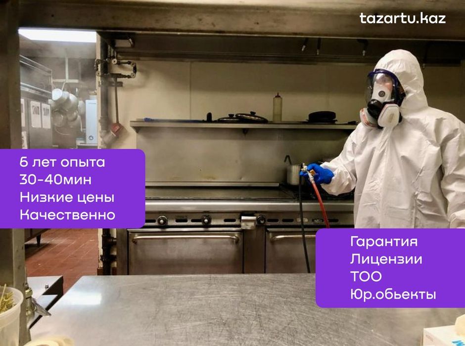 Дезинфекция  Қандаладан. Өңдеу