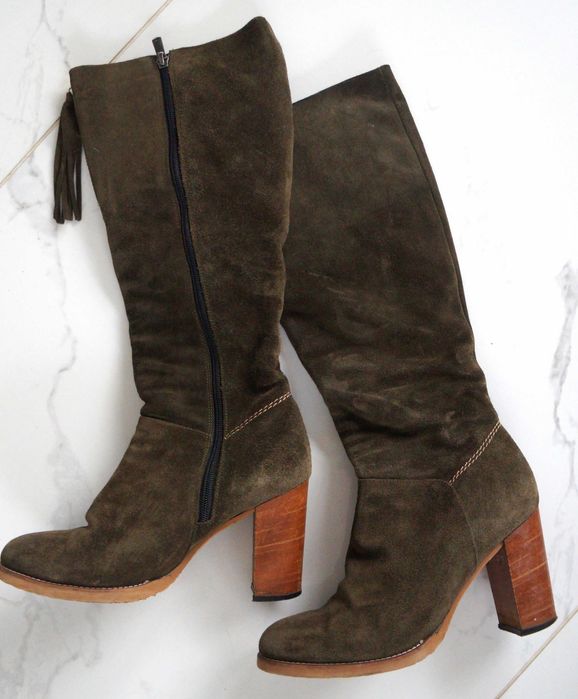 Ботуши GiAnni естествен велур, 39ти номер