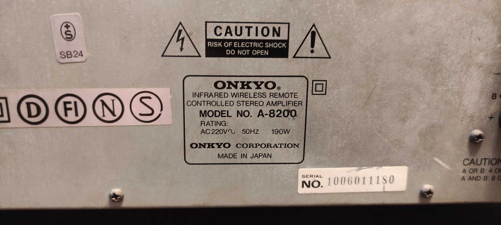 Amplificator Onkyo A-8200 + Boxe 3-căi Grundig GHF 1030