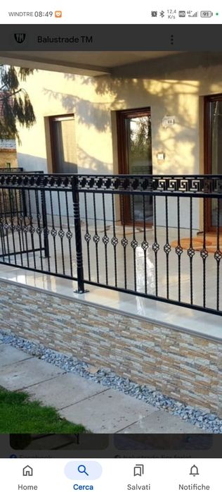 Porți-balustrade fier forjat