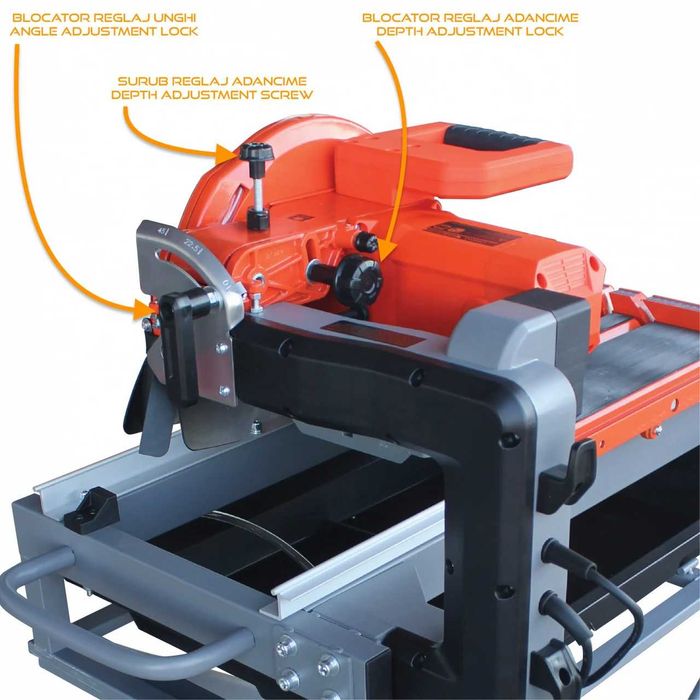 Masina electrica de taiat gresia, faianta, placi dure, CRIANO 61cm, 1650W