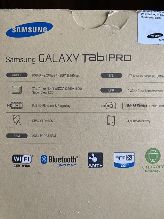Samsung galaxy tab pro SM - T 325 16 gb sim 4-риядрен