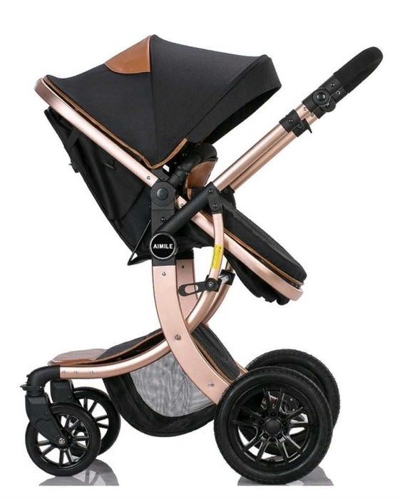 Коляска универсальная 2 в 1 AIMILE Wingoffly, черный