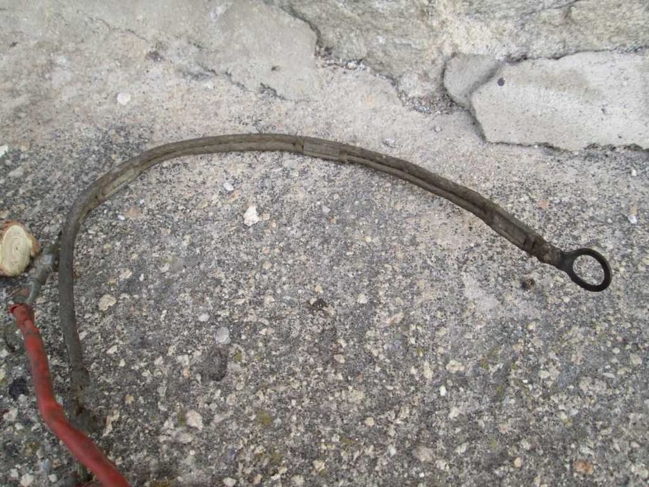 Прибори от стар самолет - термометър с термосонда и амперметър