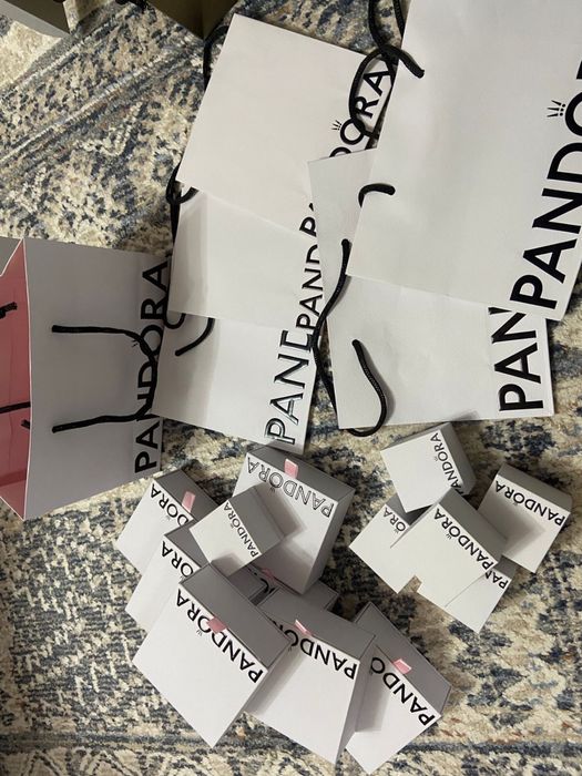 пакеты и коробки pandora оригинал.
