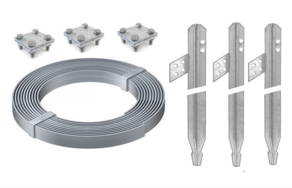 Kit impamantare casa cu platbanda 40x4 si electrozi tip cruce 3x1.5M