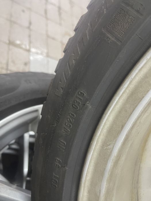 Bmw seria 3 G20 g21 Set jante cu cauciucuri iarna R17