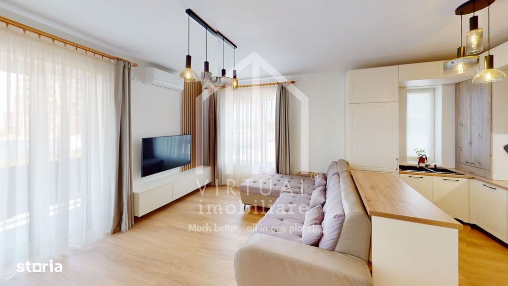 Apartament cu 4 camere, 87mp utili+balcon (6mp), 2 parcari, etaj 1/4 — fotografia 3