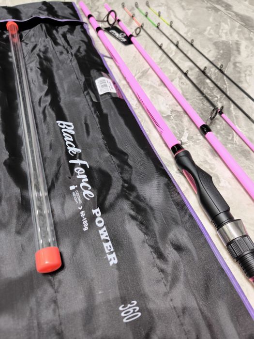 Feeder FL BLACK FORCE PINK 3.60m 60-180g NEW 2025