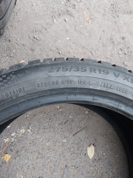 2 шины Continental 275 35 R19.