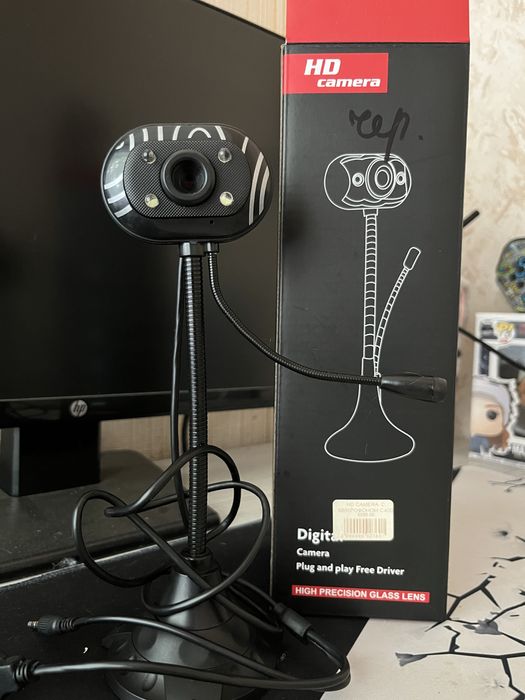 НОВАЯ Веб-камера HD C400 с микрофоном и подсветкой