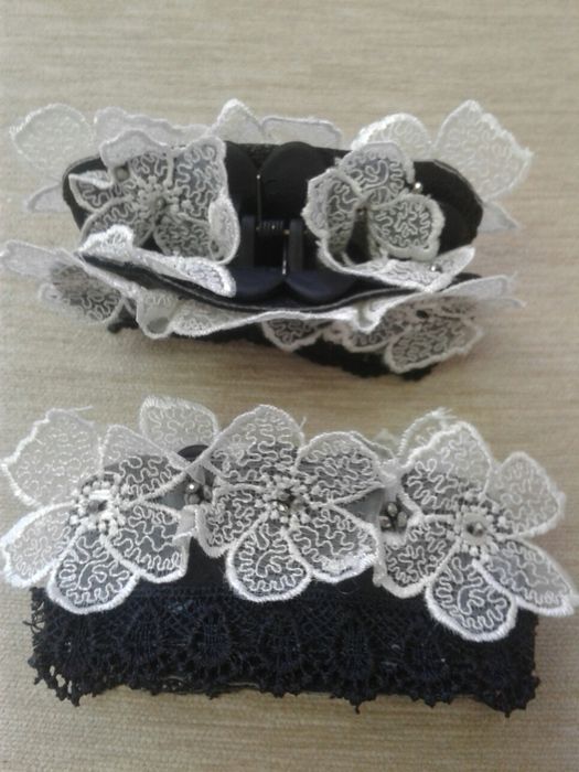 заколка краб, ручная работа