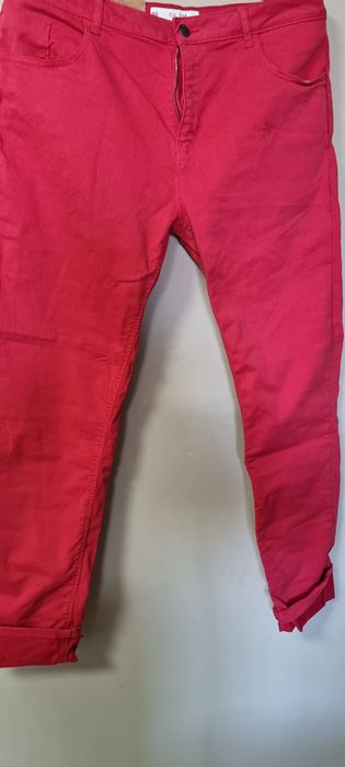 Цветни дънки, размер L,   дамски