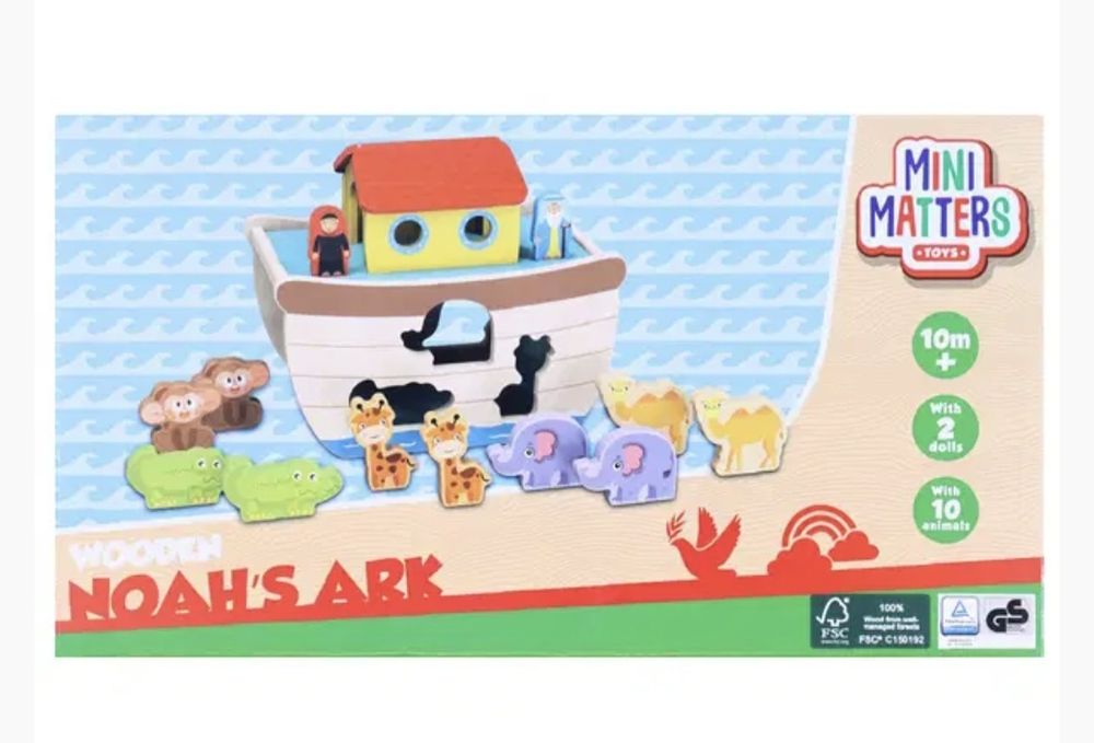 Дървен сортер ноев ковчег