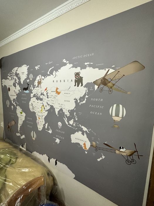 Продам обои карта