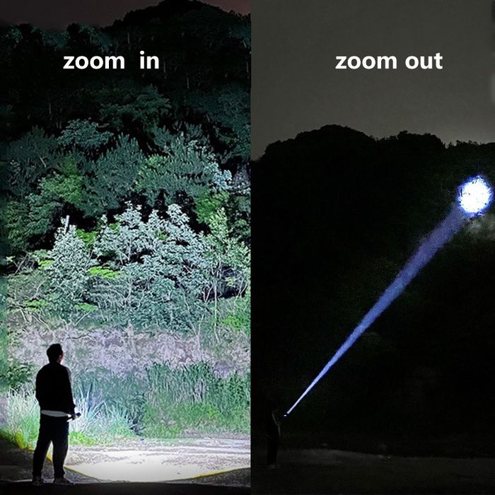 Lanterna cu ZOOM, led LASER PM20 ULS  Pentru Distanta 1,3km