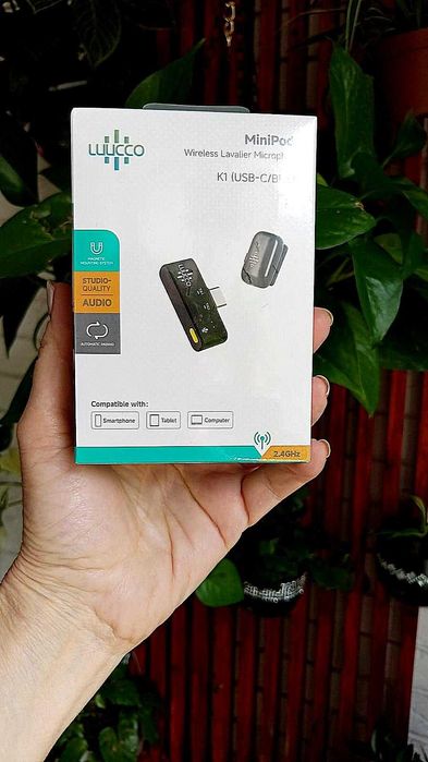 Петличный микрофон LUUCCO MiniPods K1
