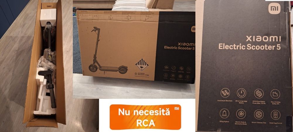 Trotineta electrica Xiaomi Electric Scooter 5 – NOUA 0 km, Garantie