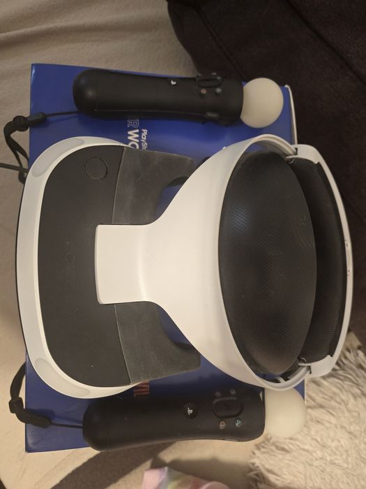 Set complet PS VR, controllere move, adaptor PS5, camera, box