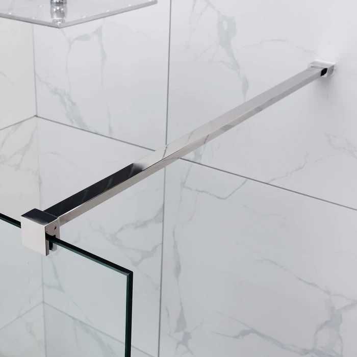 Bara stabilizatoare inox pentru perete dus sticla, 100cm,200 RON