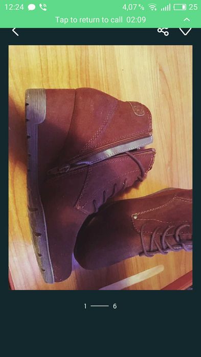 Botine ) ghete piele naturala 37