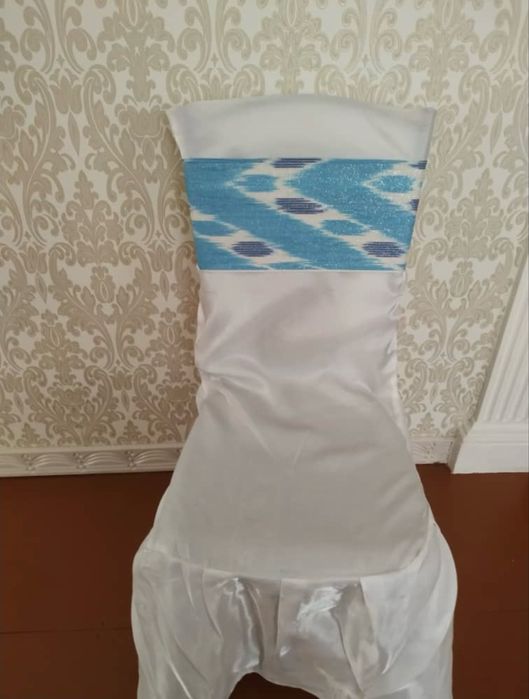 Чехлы для стульев с бантиками разных видов