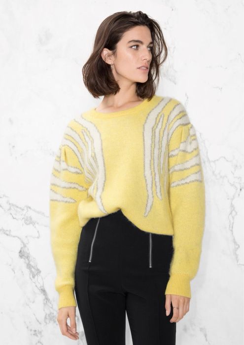 &Other stories пуловер в жълто