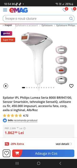 Epilator Philips