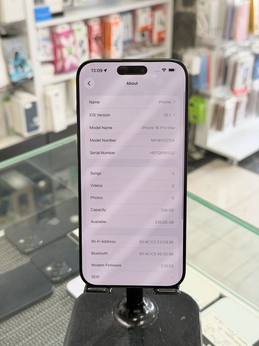 Apple iPhone 16 Pro Max 256GB Black Titanium