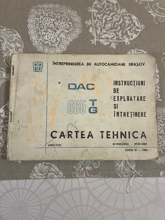 Carte tehnica dac