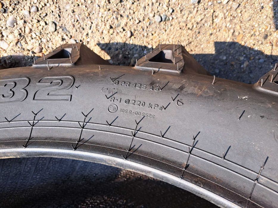 Anvelope noi 12.4-32 marca ASCENSO cu 8PR cauciucuri TRACTOR spate