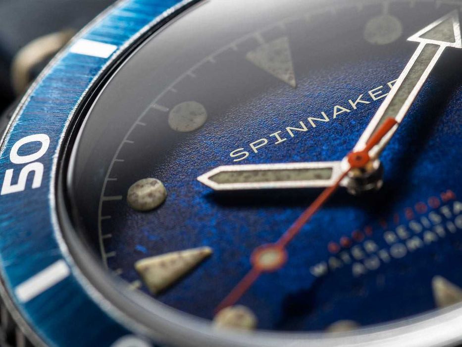Spinnaker Wreck Oxidized Blue Automatic NH35, Saphhire
