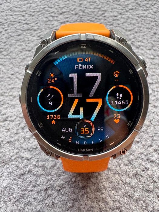 Garmin Fenix 8, 47 mm, AMOLED/SAFIR