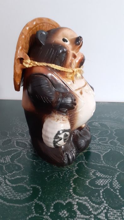 Статуэтка антикварная, Весёлый Тануки