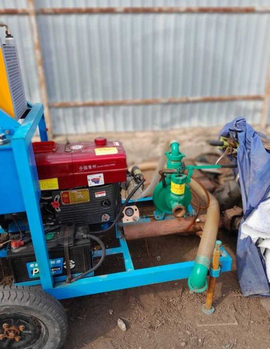 Masina foraj diesel 28CP, 100m, prajini + 5 sape, NOUA