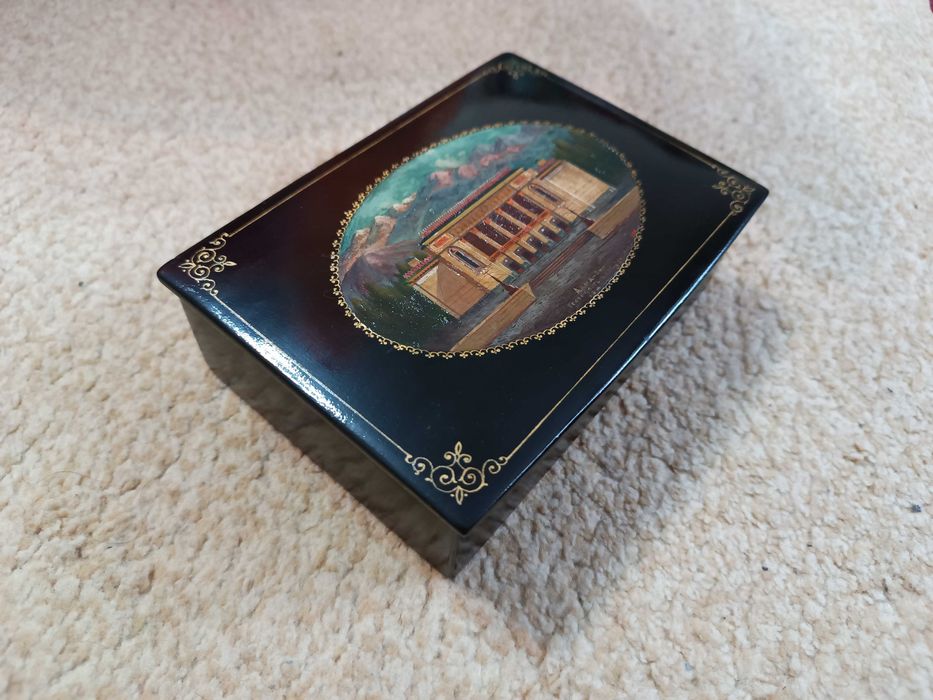 Шкатулка ГАТОБ Алма-Ата Федоскино