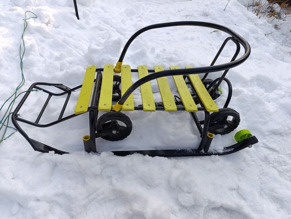 Санки с колёсами