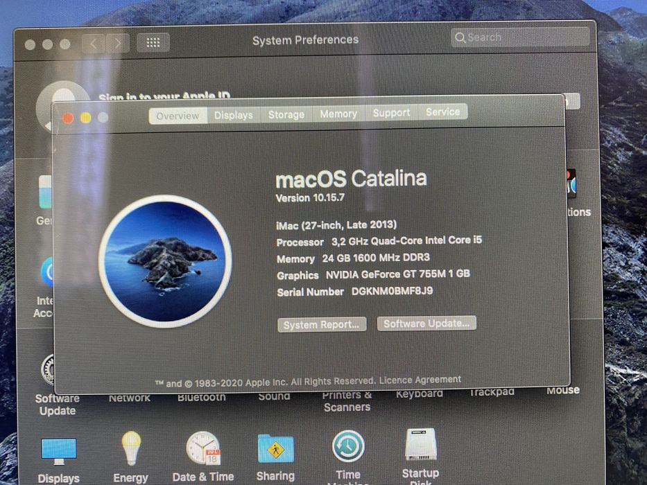 Apple Imac 27” late 2013