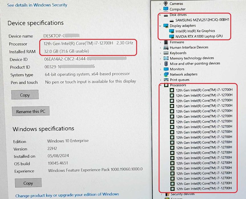 ZBook Studio 16/Intel Core i7-12700H/RTX A1000/16GB RAM/512 SSD/16 IPS