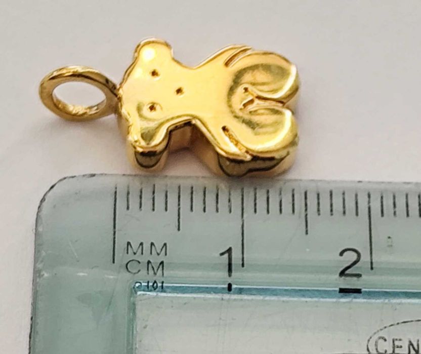 (AG35) Pandantiv aur 18K  Ursulet  1.58gr  b35709  - Garantie 2 ani !