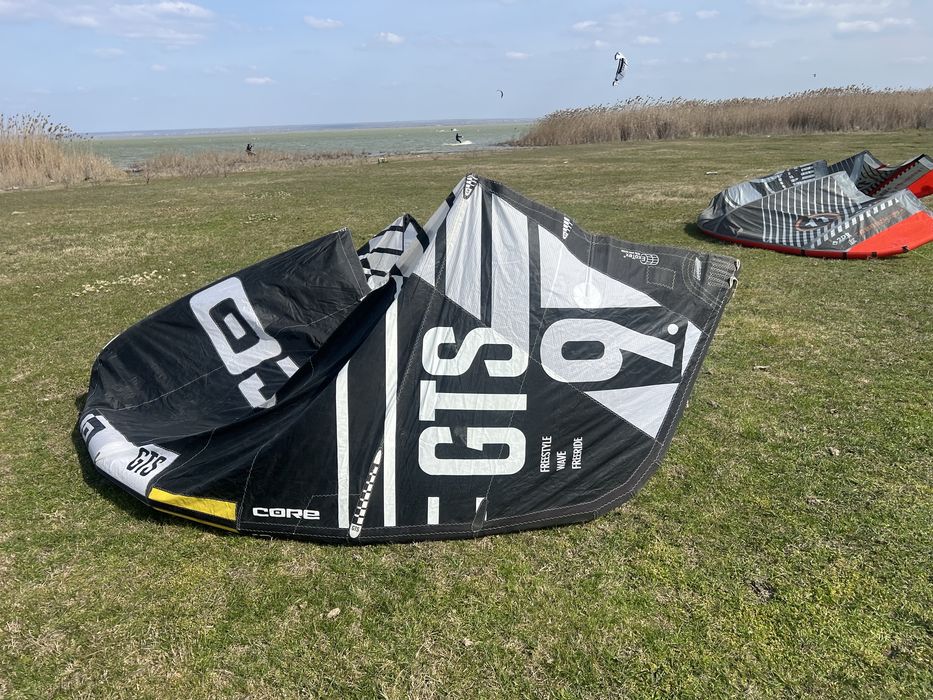Kite-kitesurfing: Core Gts 6 9m si 12m + bara Core Sensor 2 Pro